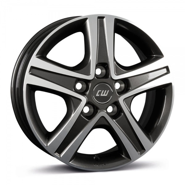 16'' Borbet CWD Mistral Anthracite Polished Alloy Wheels