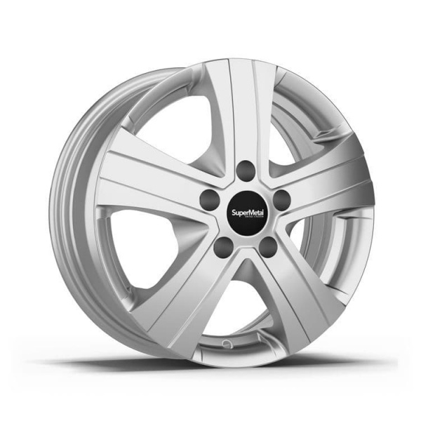 15'' SuperMetal Hammer Silver Alloy Wheels