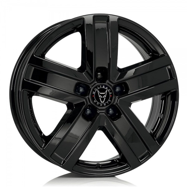 16'' Wolfrace Eurosport Transporter Diamond Black Alloy Wheels