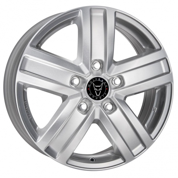 15'' Wolfrace Eurosport Transporter Polar Silver Alloy Wheels