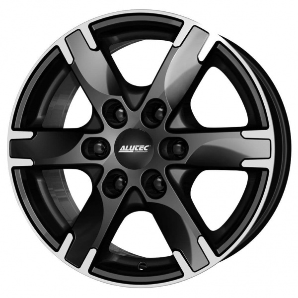 16'' Alutec Titan Diamond Black Polished (6 Stud) Alloy Wheels