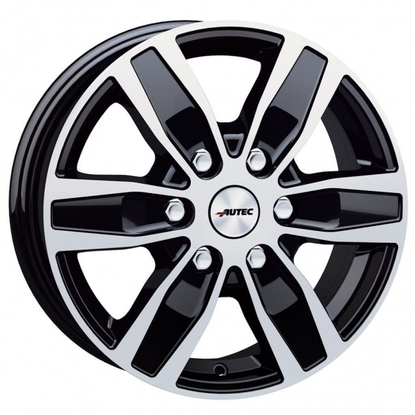 16'' Autec Quantro Black Polished (6 Stud) Alloy Wheels