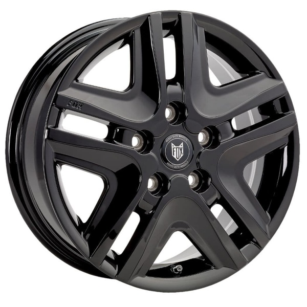 16'' Fox Opus Gloss Black Alloy Wheels