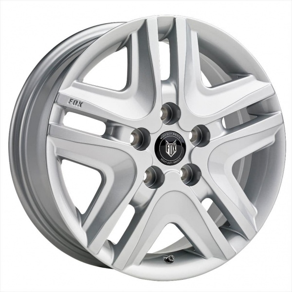 16'' Fox Opus Silver Alloy Wheels