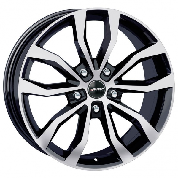 17'' Autec Uteca Black Polished Alloy Wheels