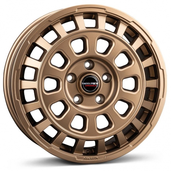 18'' Borbet CW7 Matt Bronze Alloy Wheels