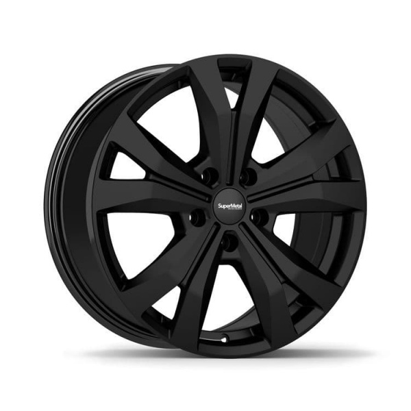 18'' SuperMetal Bullet Satin Black Alloy Wheels