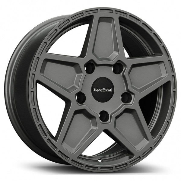 18'' SuperMetal Rocket Ultra Matt Grey Alloy Wheels