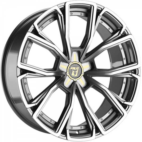 18'' Wolfrace 71 Matrix Titanium Polished