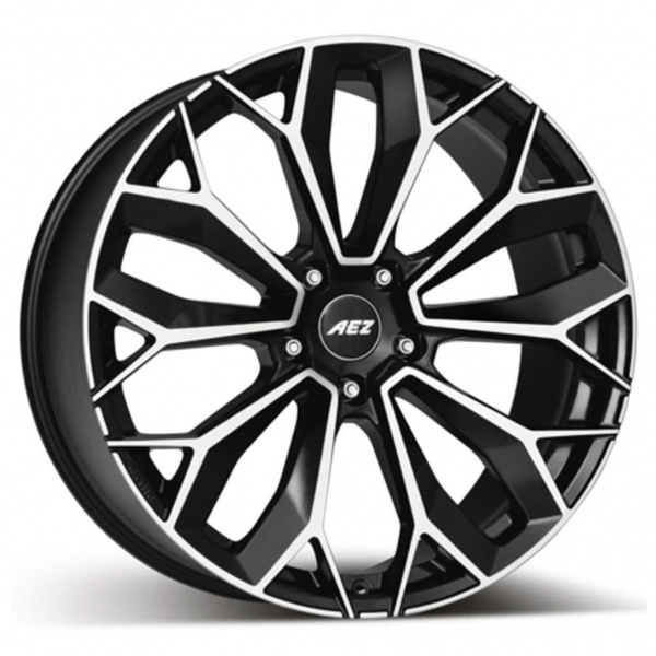 20'' AEZ Leipzig Dark Black Polished Alloy Wheels