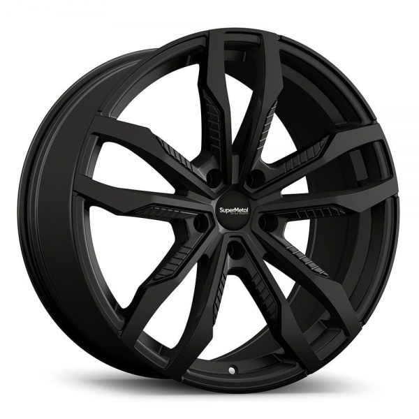 20'' SuperMetal Fin Matt Black Alloy Wheels