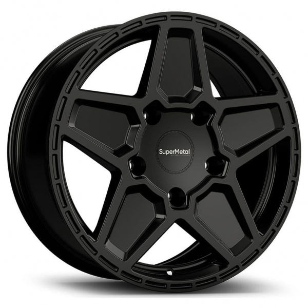 20'' SuperMetal Rocket Gloss Black Alloy Wheels