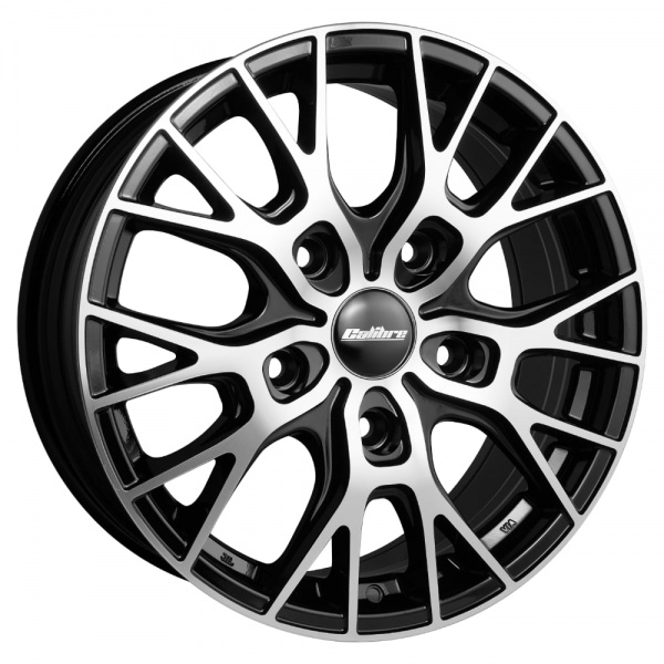 18'' Calibre Crusade Gloss Black Polished Alloy Wheels