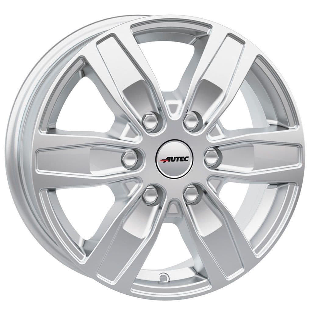 16" Autec Quantro Silver 6 Stud Alloy Wheels Van Wheels