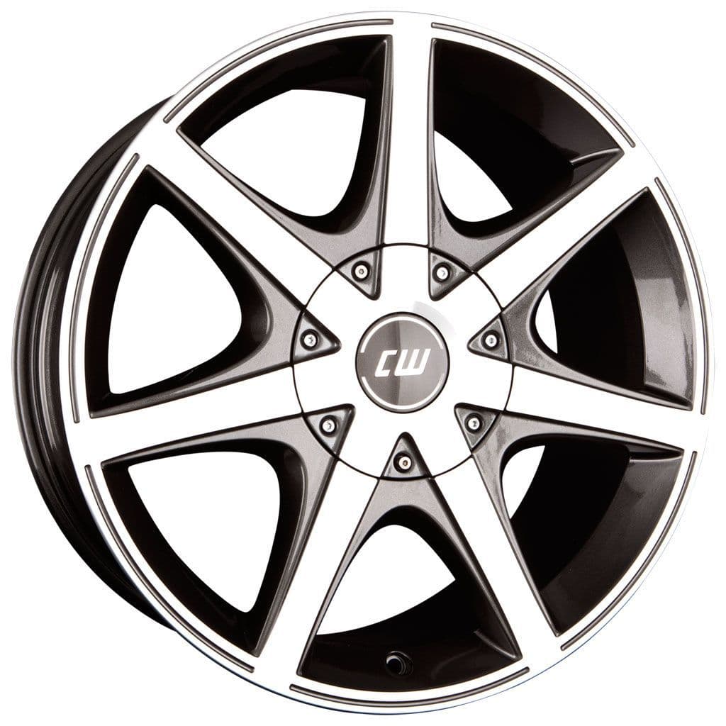 16'' Borbet CWE Anthracite Polished Alloy Wheels