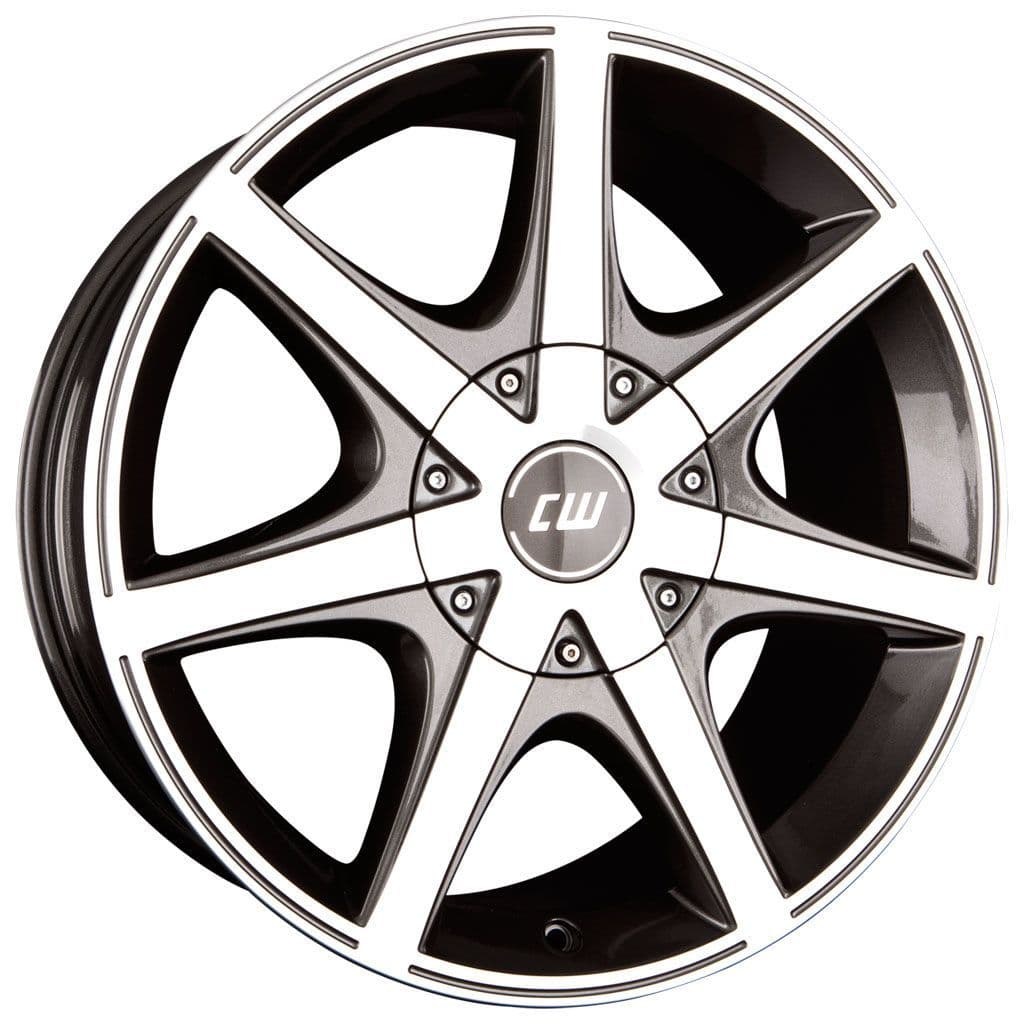 16" Borbet CWE Anthracite Polished Alloy Wheels Van Wheels