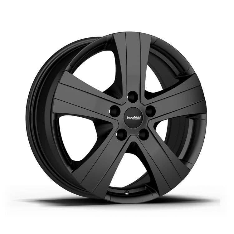 16'' SuperMetal Hammer Matt Black Alloy Wheels