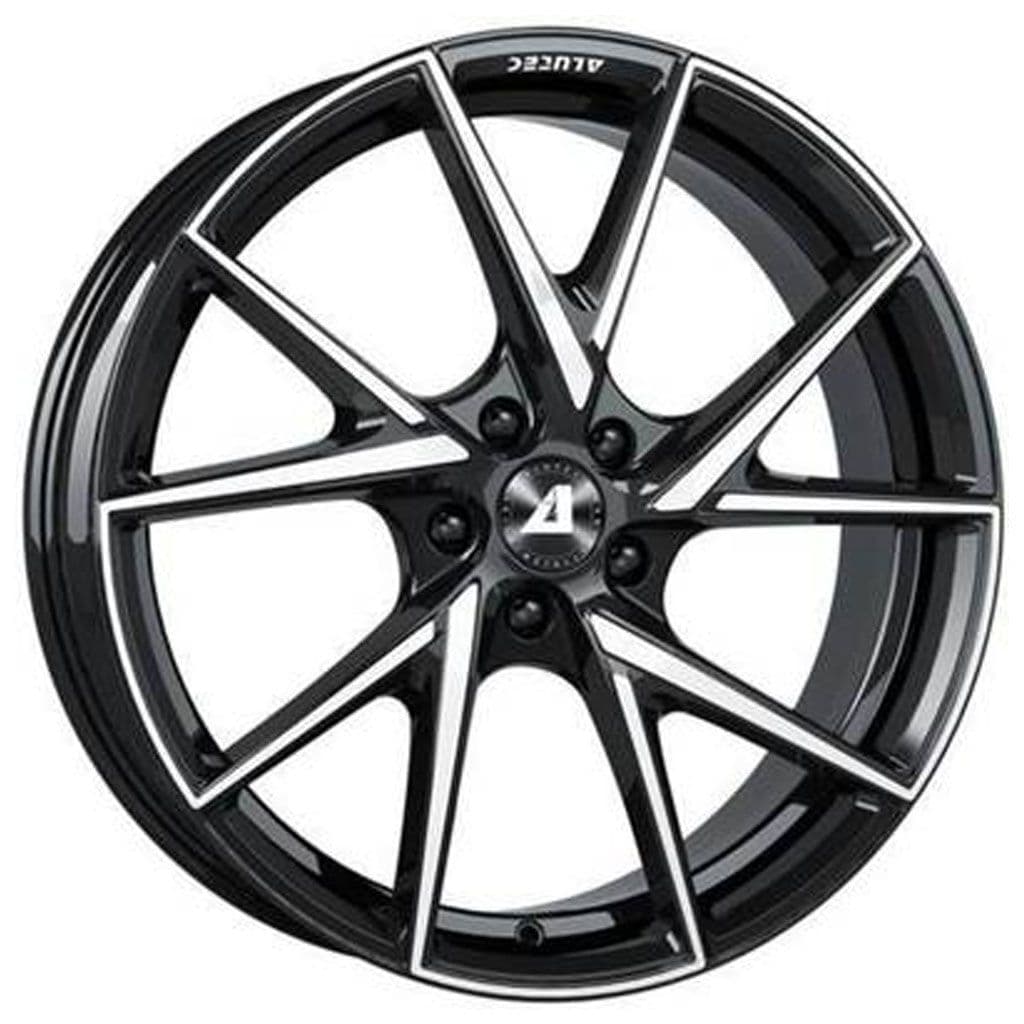 18'' Alutec ADX.01 Diamond Black Polished Alloy Wheels