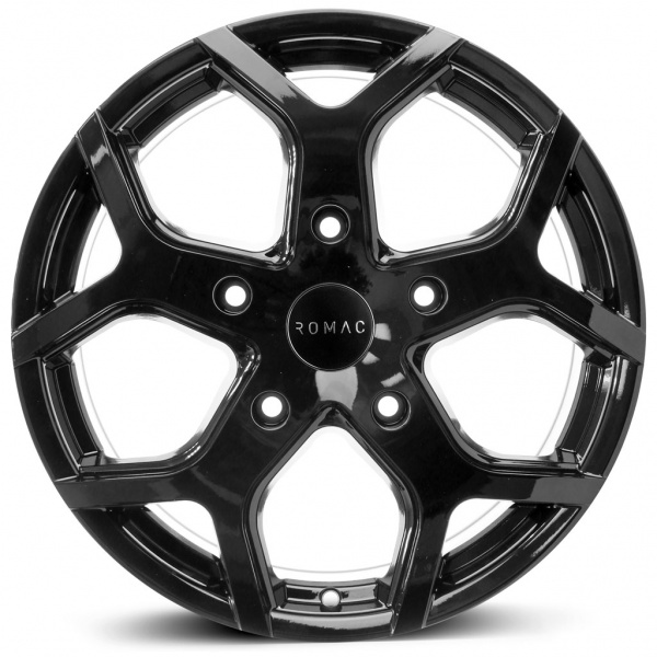 18'' Romac Cobra Gloss Black Alloy Wheels Fiat Talento 5x114.3
