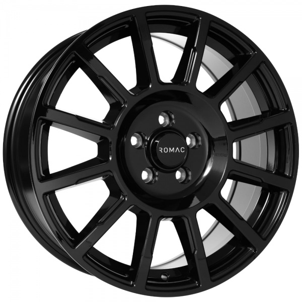 16'' Romac Stealth Gloss Black Alloy Wheels