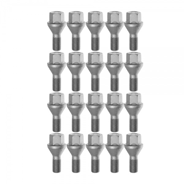 Bimecc Black Wheel Bolts for Fiat Ducato, Peugeot Boxer, Citroen Relay